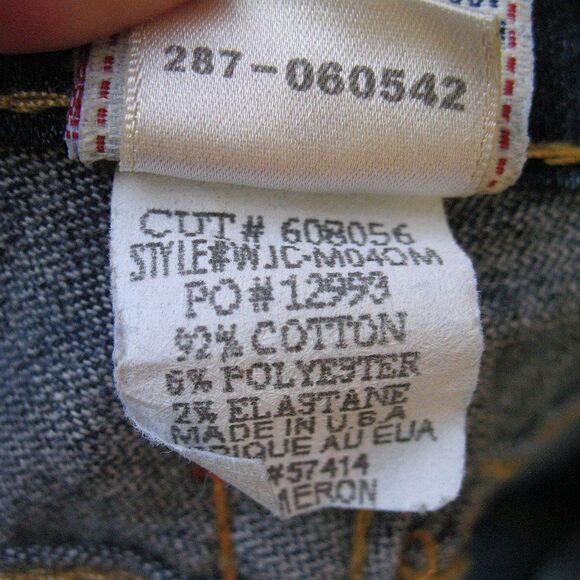 True Religion Blue Women's Cameron  Flap Boyfriend Jeans - Picture 12 of 13